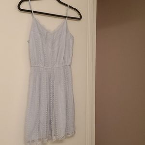 Dusty blue lace Abercrombie & Fitch dress